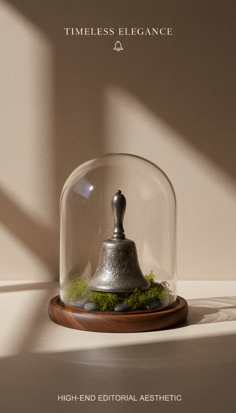 Glass Cloche Winter Scene