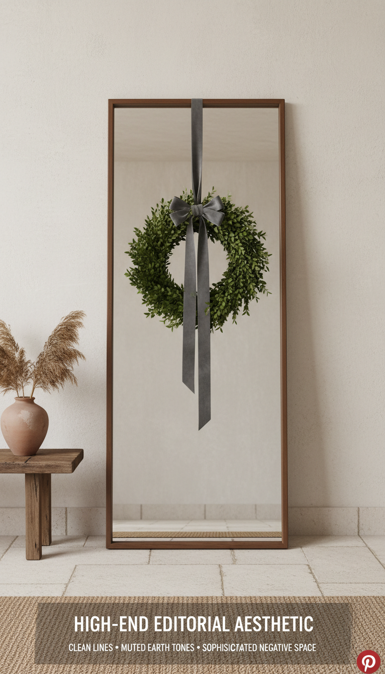 Monochromatic Wreath on Mirror
