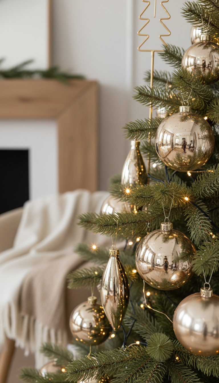 Champagne Gold Baubles