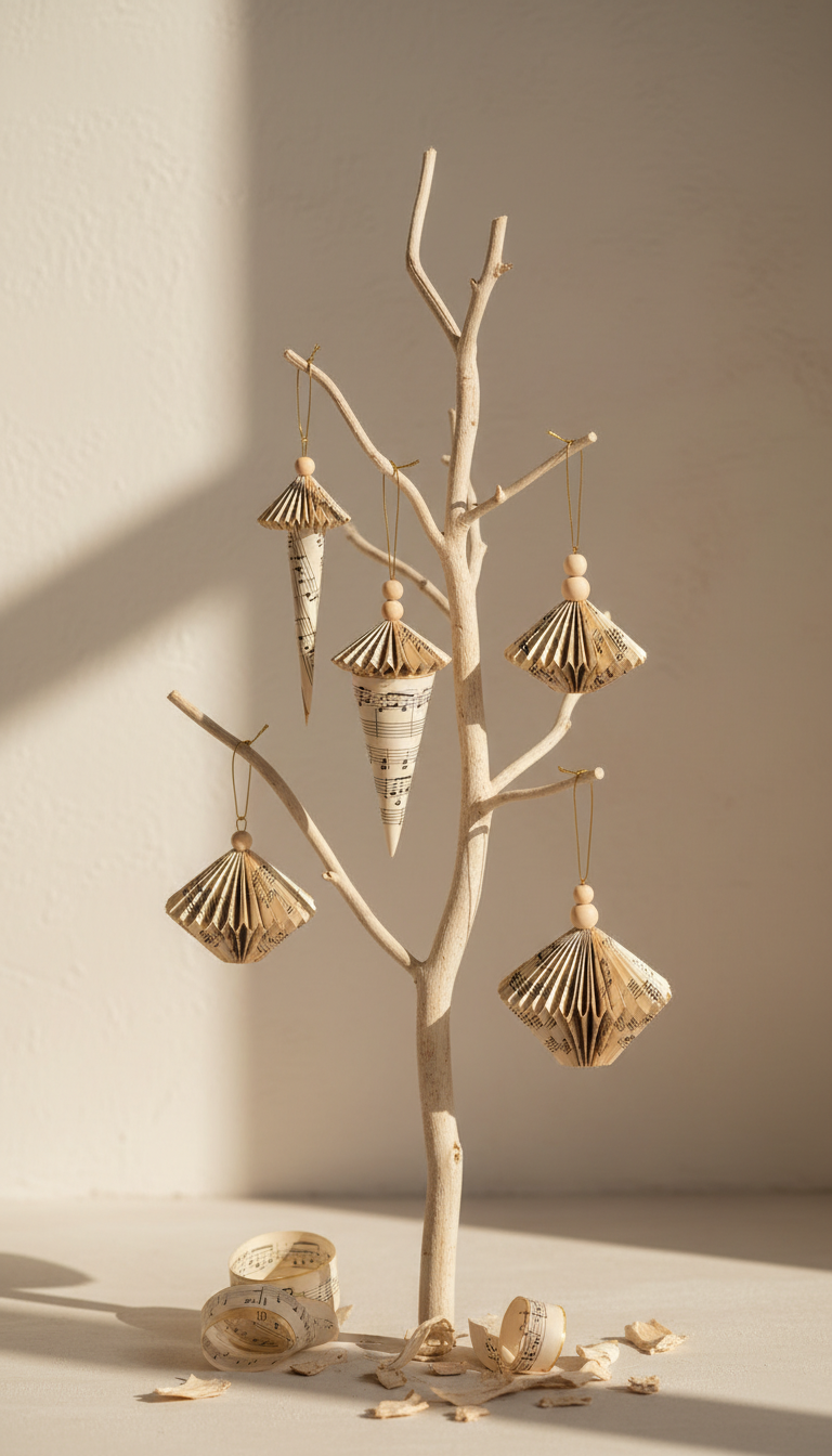 Sheet Music Ornaments