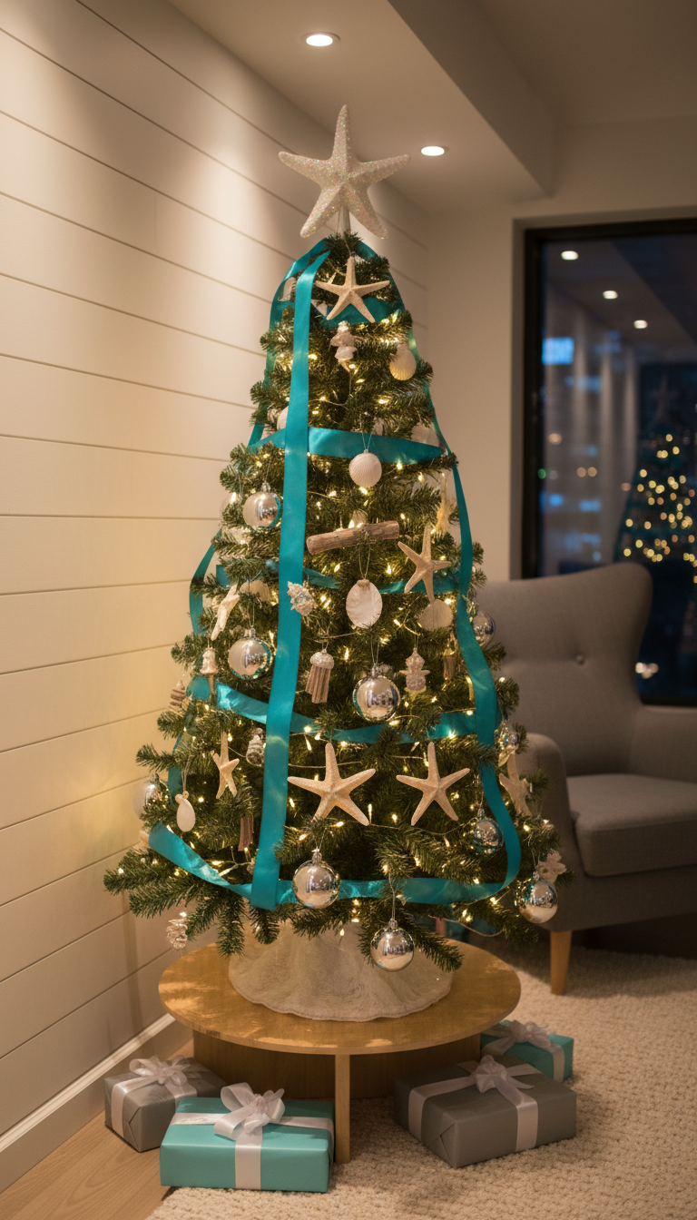 Coastal Blue and Silver