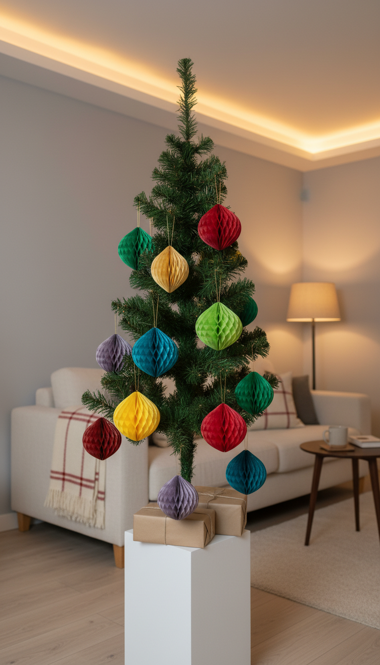 Paper Honeycomb Ornaments